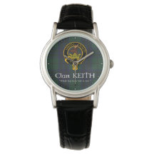 Clan Keith "lost" crest & tartan watch