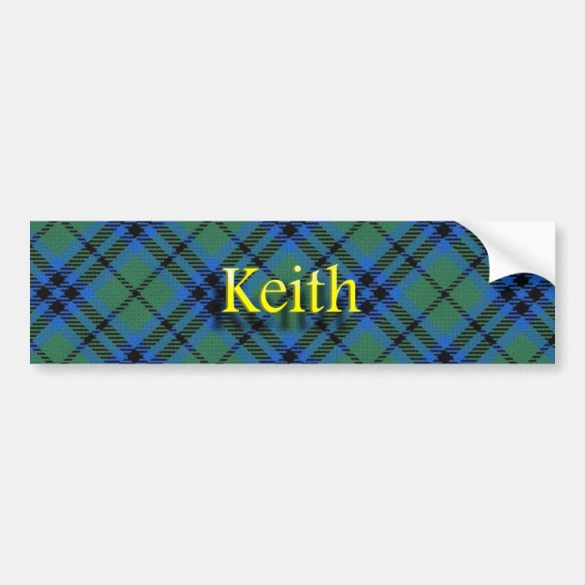 Clan Keith Scottish Bumper Sticker (Front)