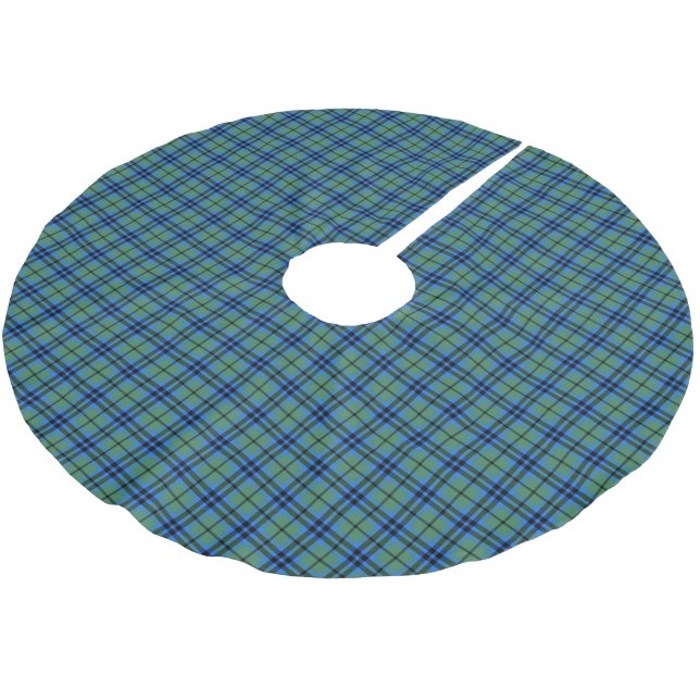 Clan Keith Tartan Brushed Polyester Tree Skirt (Angled)