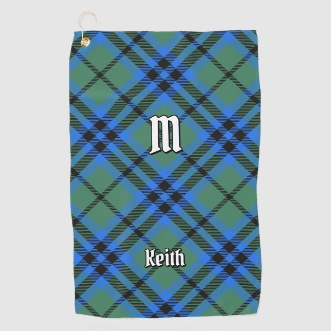 Clan Keith Tartan Golf Towel (Front)