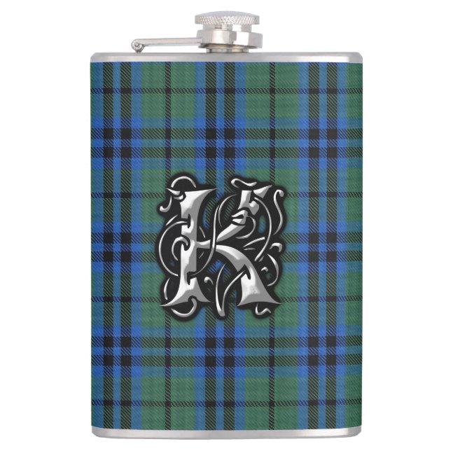 Clan Keith Tartan Old Scotland Flask (Front)