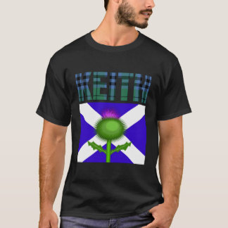 Clan Keith Tartan Scottish Family Name Scotland Pr T-Shirt