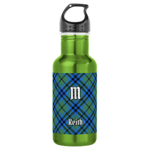 Clan Keith Tartan Stainless Steel Water Bottle