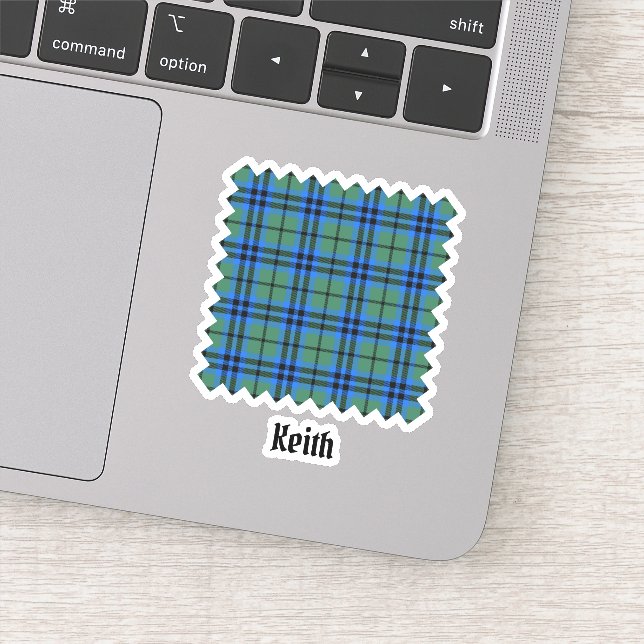 Clan Keith Tartan Sticker (Detail)