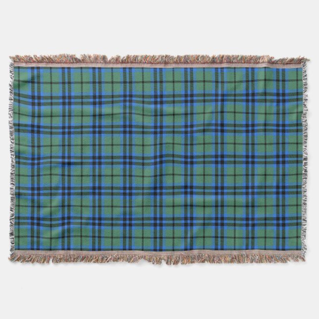 Clan Keith Tartan Throw Blanket (Front)