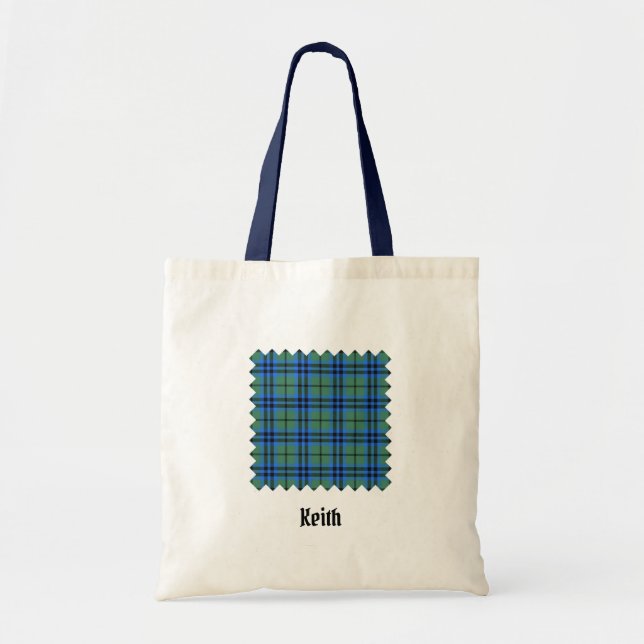 Clan Keith Tartan Tote Bag (Front)