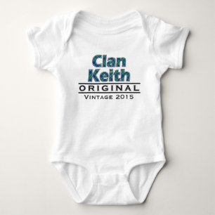 Clan Keith Vintage Customise Your Birthyear Baby Bodysuit