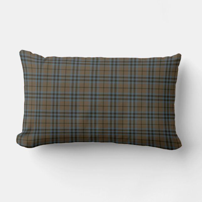 Clan Keith Weathered Tartan Lumbar Cushion (Front)