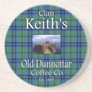 Clan Keith's Old Dunnottar Coffee Co. Coaster