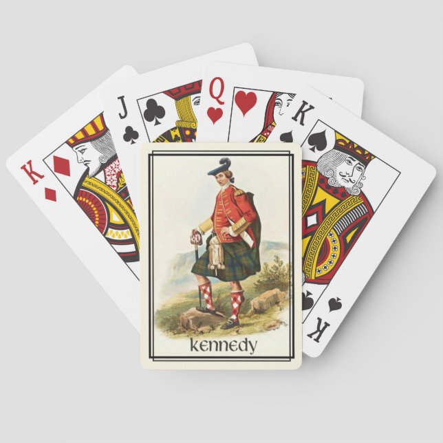 Clan Kennedy Classic Scotland Bicycle Deck Playing Cards (Back)