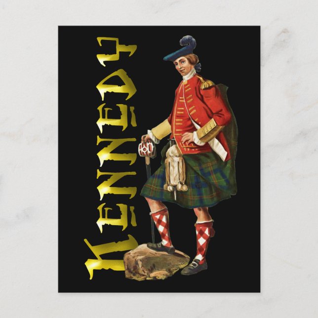 Clan Kennedy Highland Dream Postcard (Front)
