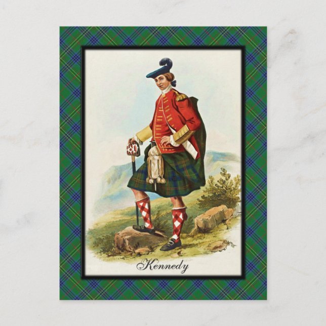 Clan Kennedy Scottish Dreams Postcard (Front)
