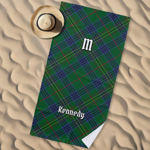 Clan Kennedy Tartan Beach Towel