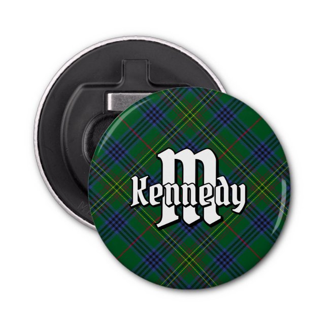 Clan Kennedy Tartan Bottle Opener (Front)