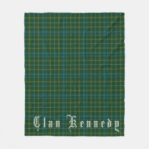 Clan Kennedy Tartan Fleece Blanket