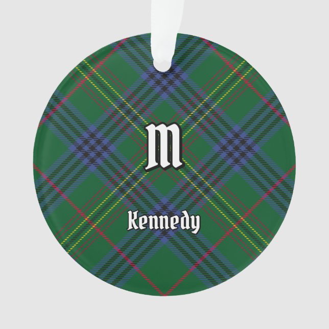 Clan Kennedy Tartan Ornament (Front)