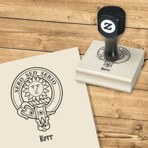 Clan Kerr Crest Rubber Stamp