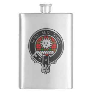 Clan Kerr Crest & Tartan Flask