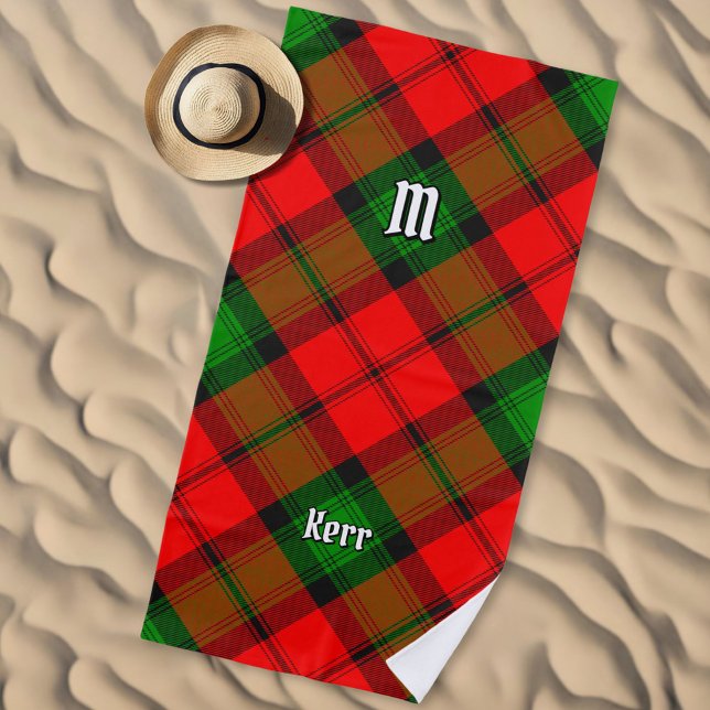 Clan Kerr Tartan Beach Towel (Creator Uploaded)