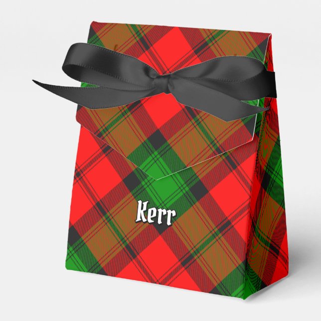 Clan Kerr Tartan Favour Box (Front Side)