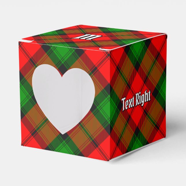 Clan Kerr Tartan Favour Box (Front Side)