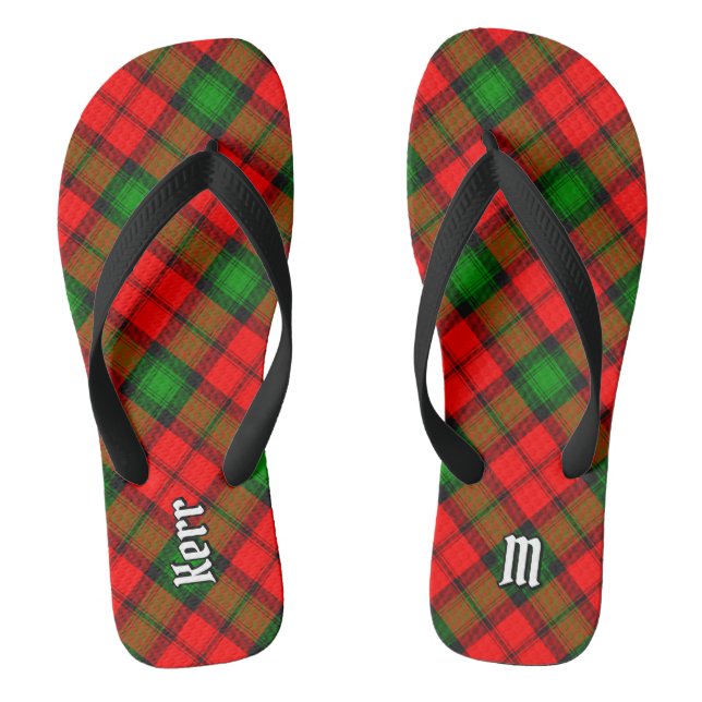 Clan Kerr Tartan Flip Flops (Footbed)