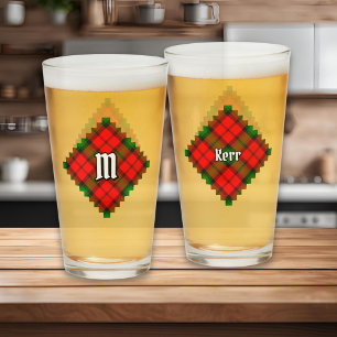 Clan Kerr Tartan Glass