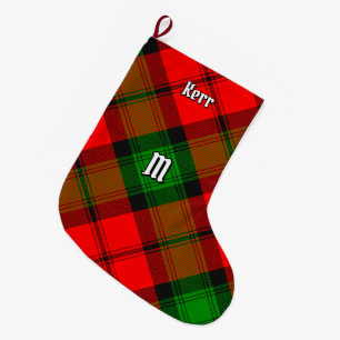 Clan Kerr Tartan Large Christmas Stocking