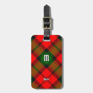 Clan Kerr Tartan Luggage Tag