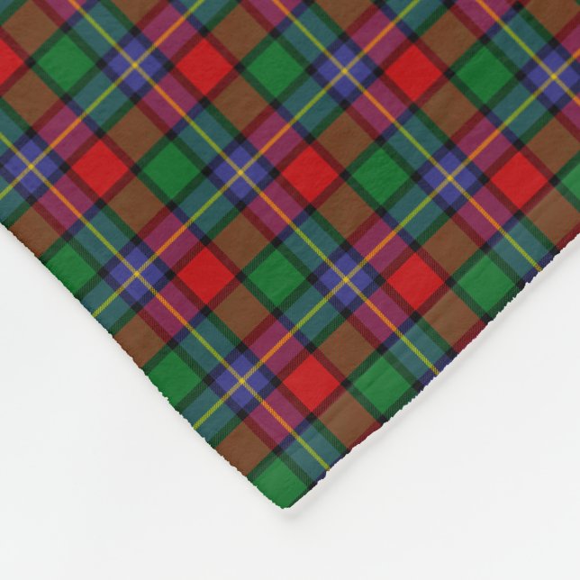 Clan Kilgore Tartan Fleece Blanket (Corner)