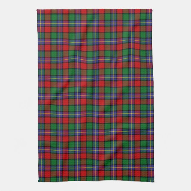 Clan Kilgore Tartan Tea Towel (Vertical)