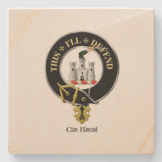 Clan Kincaid Sandstone Coasters