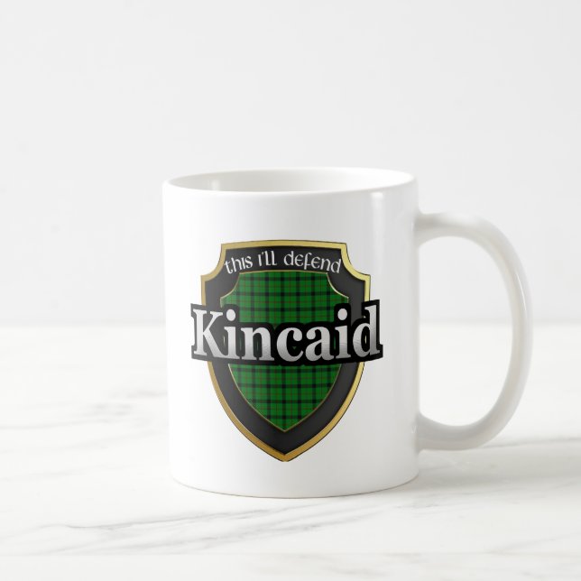 Clan Kincaid Scottish Dynasty Tartan Mugs Cups (Right)