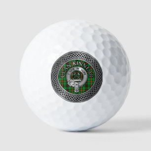 Clan Kinnear Crest & Tartan Knot Golf Balls