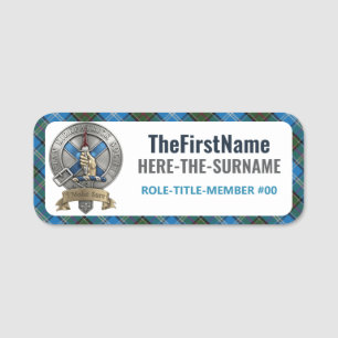Clan Kirkpatrick Society - CKS Name Tag #2