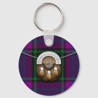Clan Laird Tartan And Sporran Key Ring