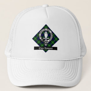 Clan Lamont Crest Badge & Tartan Trucker Hat