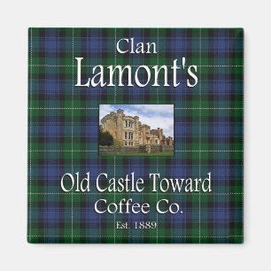 Clan Lamont's Old Castle Towards Coffee Co. Magnet