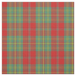 Clan Leask Scottish Tartan Plaid Fabric
