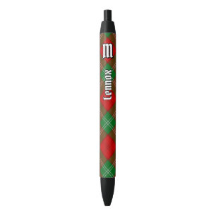 Clan Lennox Tartan Black Ink Pen