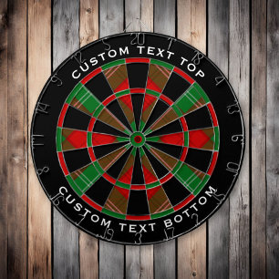 Clan Lennox Tartan Dartboard