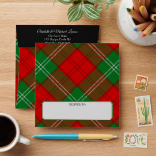 Clan Lennox Tartan Envelope
