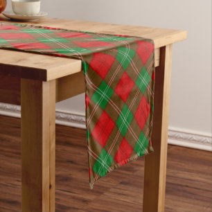 Clan Lennox Tartan Long Table Runner