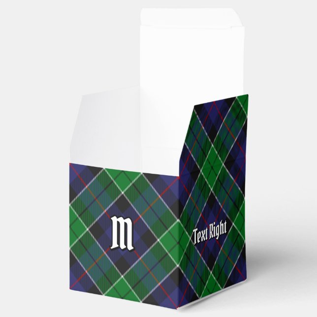 Clan Leslie Hunting Tartan Favour Box (Opened)