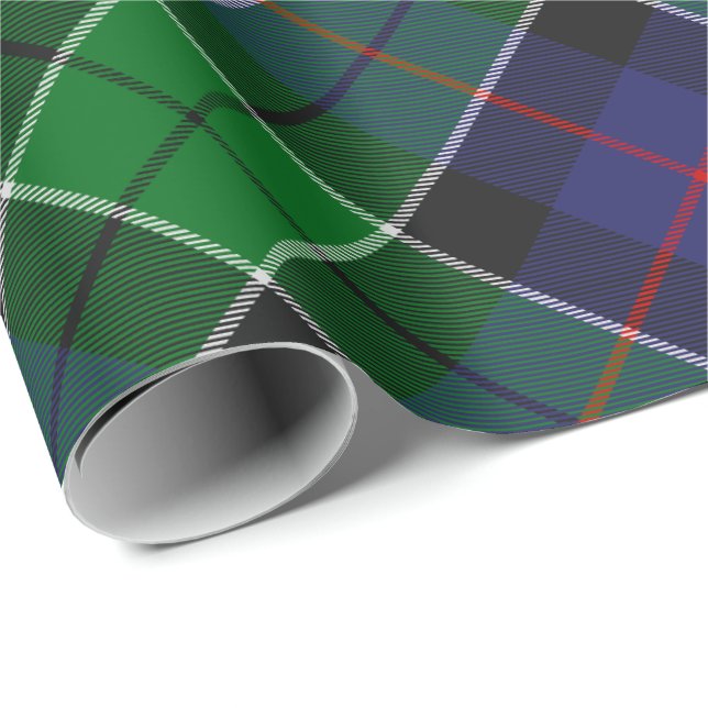 Clan Leslie Hunting Tartan Wrapping Paper (Roll Corner)