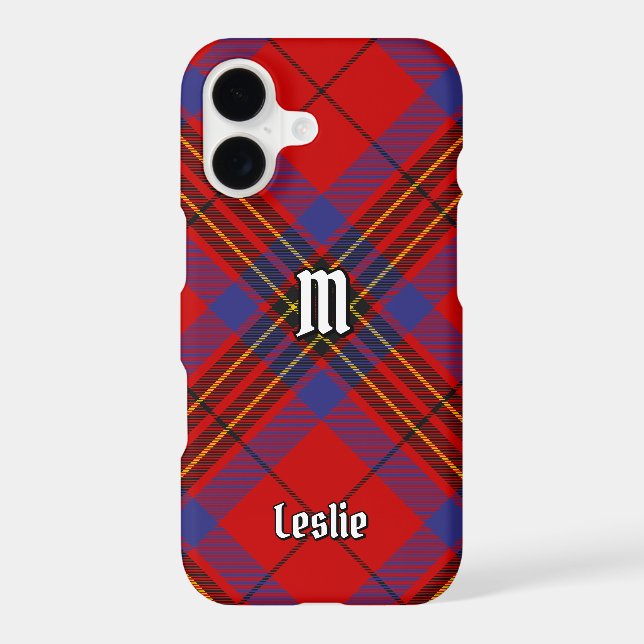 Clan Leslie Red Tartan (Back)