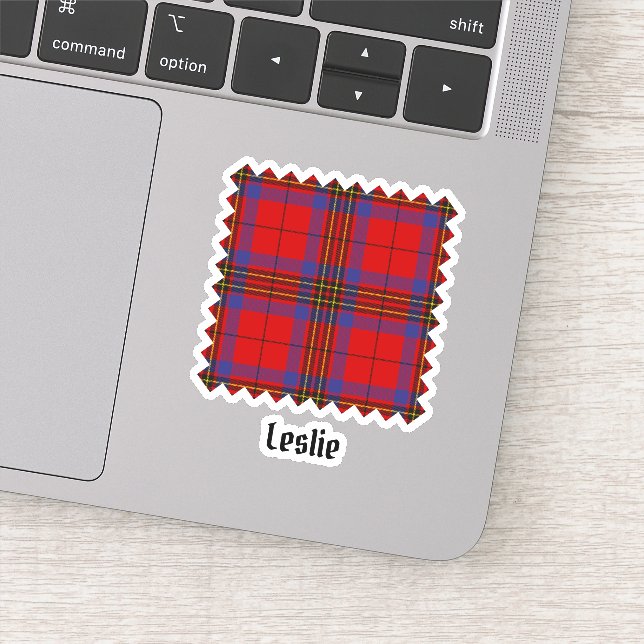 Clan Leslie Red Tartan (Detail)