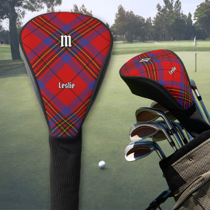 Clan Leslie Red Tartan Golf Head Cover