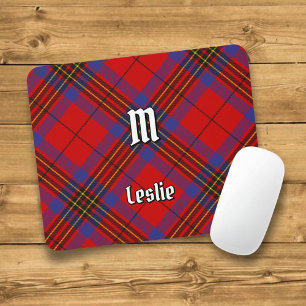 Clan Leslie Red Tartan Mouse Mat