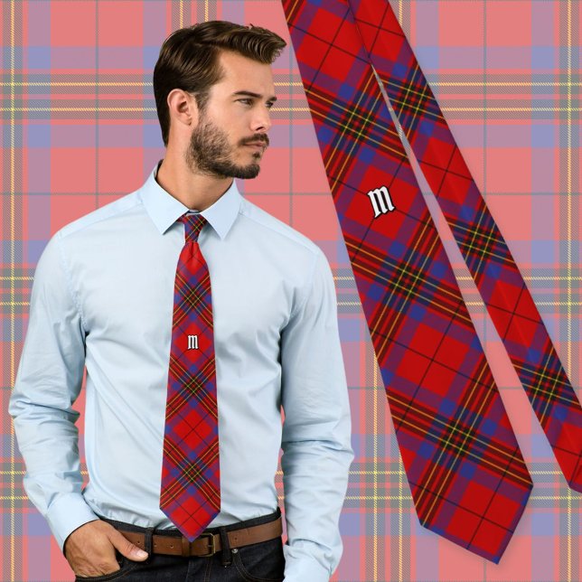 Clan Leslie Red Tartan Tie (Creator Uploaded)